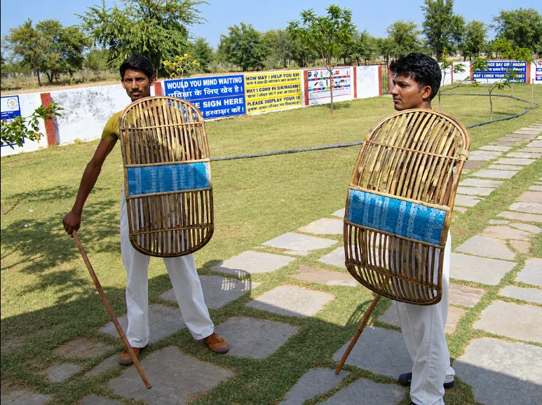 Nexus trainees practising security drills with protective shields