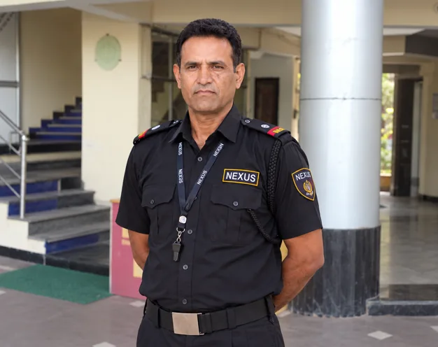 Nexus security supervisor in uniform